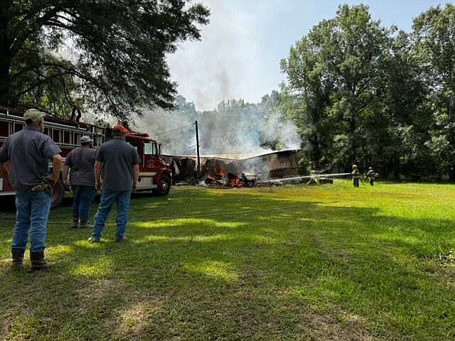 Structure fire on Ouachita 85 in Bearden | Camden News