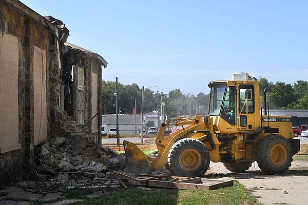 PHOTOS: Lincoln Parish Hall razed to the ground