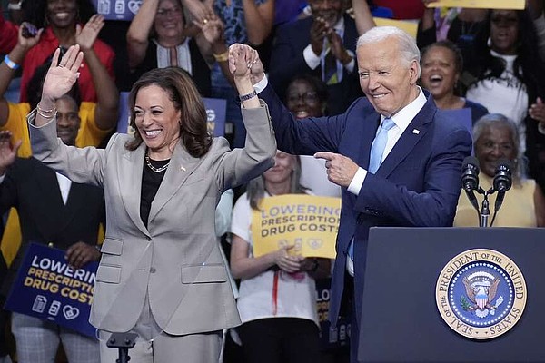 Biden’s speech handing over the party chairmanship to Harris | The Arkansas Democrat-Gazette