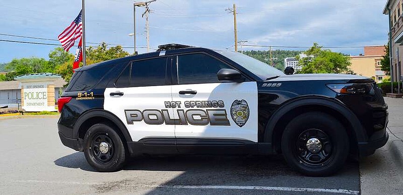 A Hot Springs police patrol unit is shown in front of the Hot Springs Police Department. (The Sentinel-Record/Donald Cross/File)