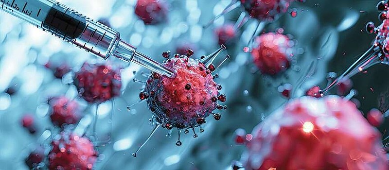 An illustration of cancer therapy with T-cell and pipette. (Submitted photo)