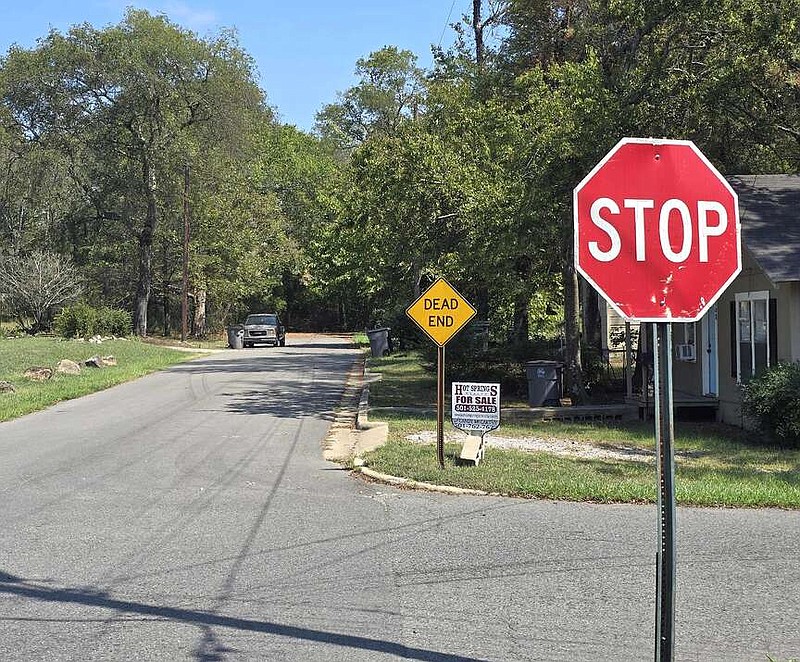 East Belding Street ends past the Lincoln Street intersection. (The Sentinel-Record/Donald Cross)