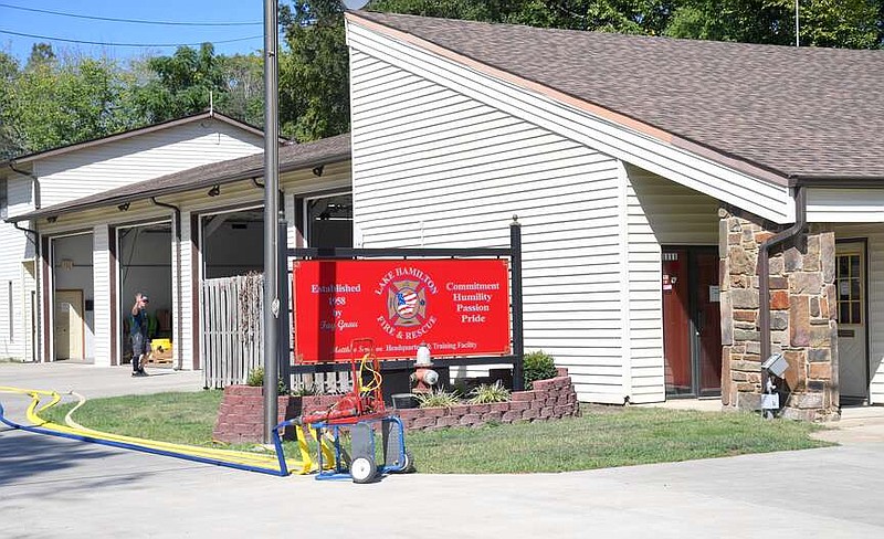 The Lake Hamilton Fire Department's main station near the intersection of Highway 290 and Jack Mountain Road is shown recently. (The Sentinel-Record/Donald Cross)