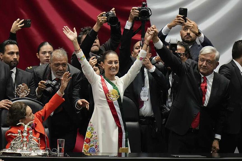 Mexico swears in 1st female president Northwest Arkansas DemocratGazette