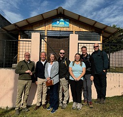 From left are Chuck DeVane, Tom Jones, Cindy Courington, John Morgan, Katy Depue, Joel Depue, and Jeff Bonds. (Submitted photo)