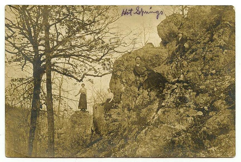Arkansas Postcard Past Hot Springs in 1910 Northwest Arkansas