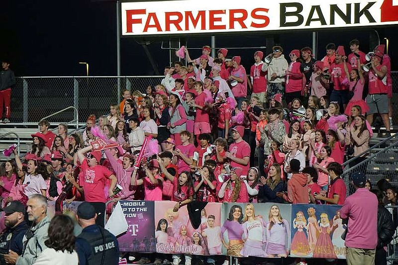 Greenwood High fans see pink in support of TMobile contest and to