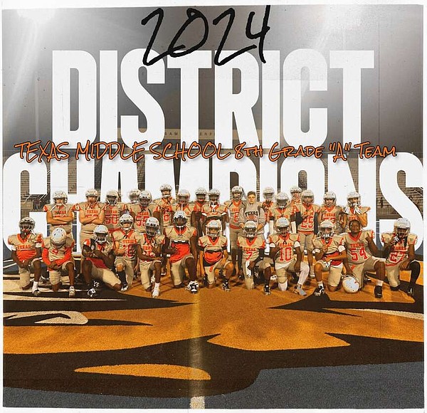 PHOTO Texas Middle School crowned district champions Texarkana Gazette