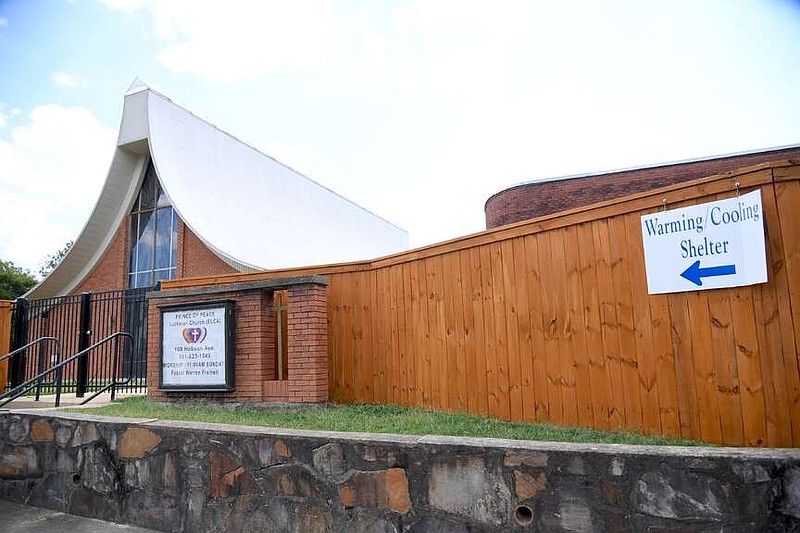 The Community Resource Center, 109 Hobson Ave., was open as a cooling shelter this summer. (The Sentinel-Record/Donald Cross/File)