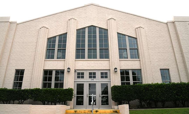 The Garland County Armory Building on Woodbine Street, where the Garland County Quorum Court meets, is shown in July 2023. (The Sentinel-Record/File photo)