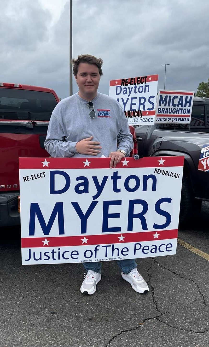 Republican Dayton Myers defeated Libertarian Robert Louton, 1,933-1,710, winning back the southeast Garland County seat he resigned from in September. (The Sentinel-Record/Anna-Claire Butler)