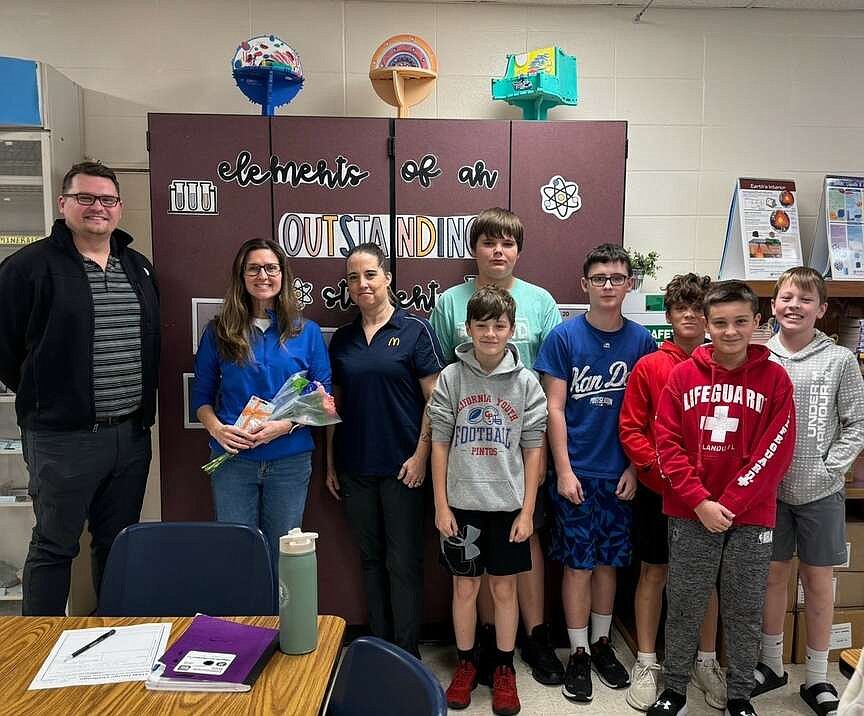 Sixth grade CMS science teacher recognized as McDonald’s Outstanding ...