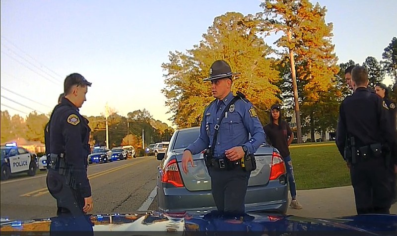 Still footage from patrol vehicle