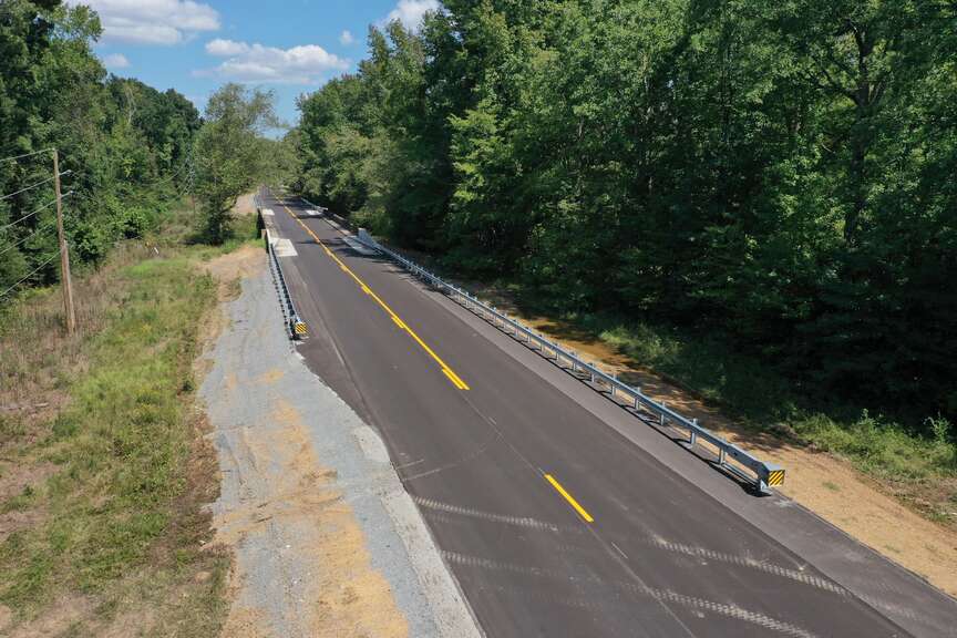 Road upgrade finishes in White Hall