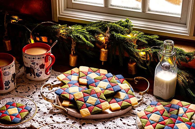 Quilt Block Sugar Cookies. (Scott Suchman for The Washington Post)