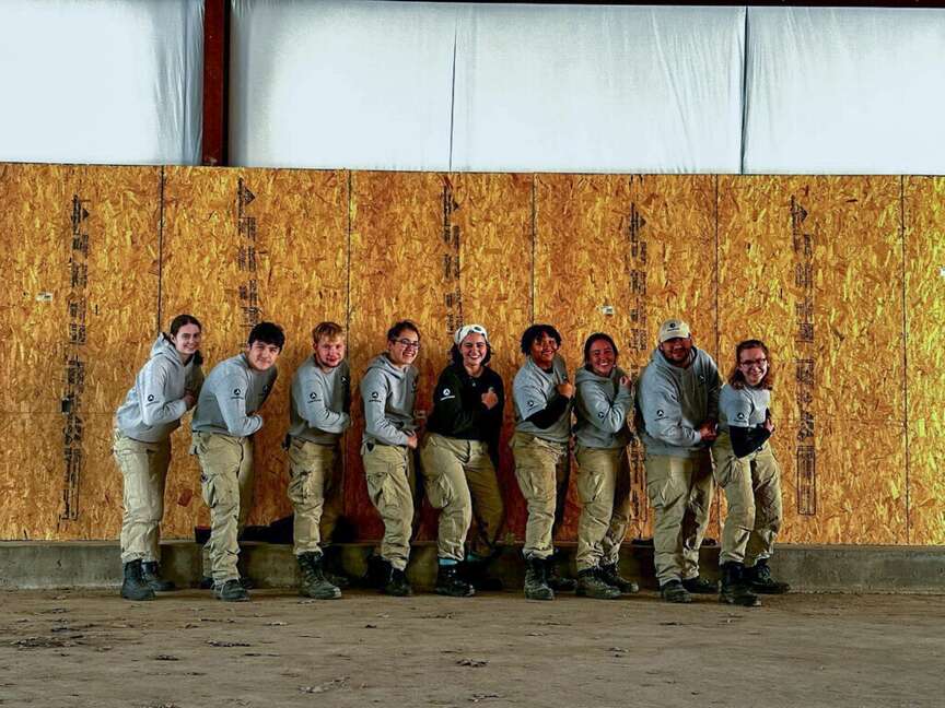 AmeriCorps members complete 4-H projects