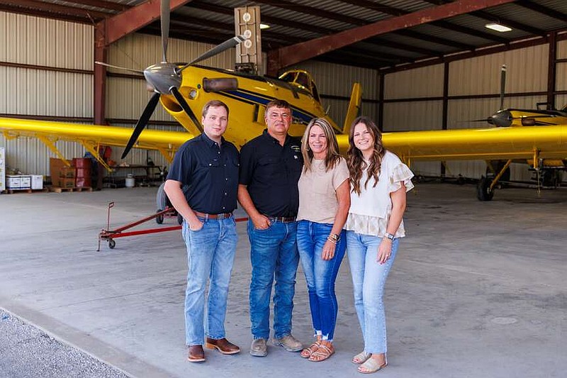 Murry and Dee Henderson, of Keiser, with their children Bryce Nelson and Macy Henderson, were named the 2024 Farm Family of the Year. (Submitted photo)