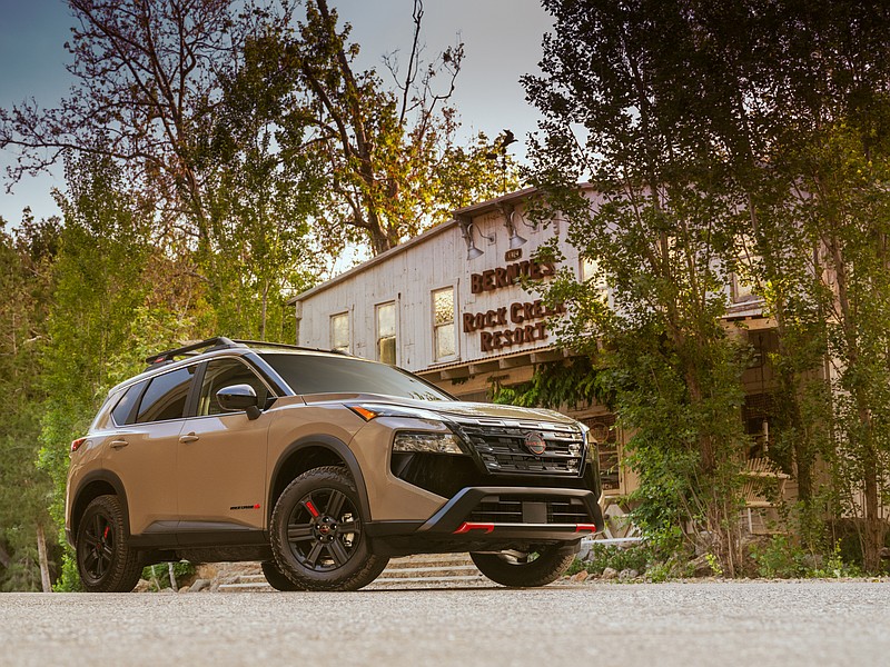 The 2025 Nissan Rogue Rock Creek edition caters to drivers whose lifestyles take them beyond the crowds, with striking design and additional capability for journeys that finish past the end of the pavement. (Photo courtesy of Nissan)