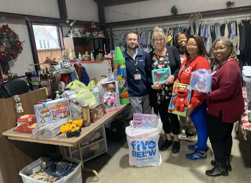 UAMS South makes 100-toy donation