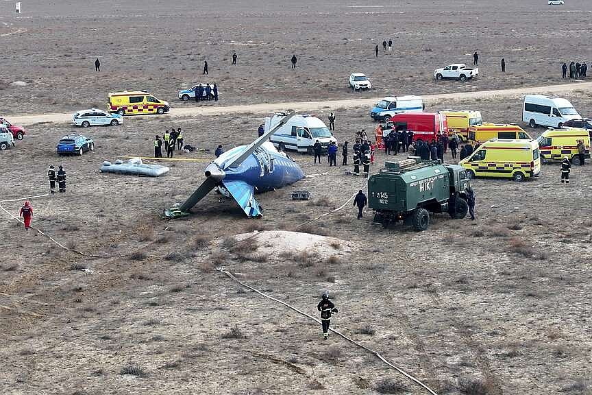 Azerbaijani Airliner Crashes In Kazakhstan, Killing 38 | Jefferson City ...