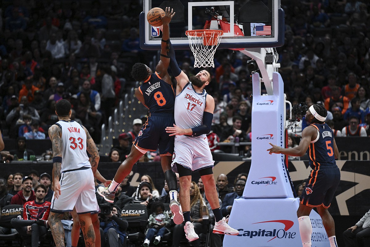 Hart's triple-double leads Knicks over Wizards for 8th straight