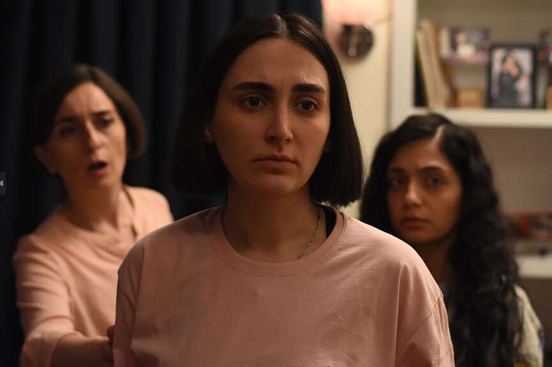 Soheila Golestani, Mahsa Rostami and Setareh Maleki in "The Seed of the Sacred Fig." (Courtesy NEON/TNS)