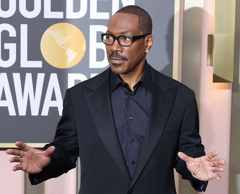 Eddie Murphy arrives at the 80th Golden Globe Awards at the Beverly Hilton Hotel on Tuesday, Jan. 10, 2023, in Beverly Hills, California. (Robert Gauthier/Los Angeles Times/TNS)