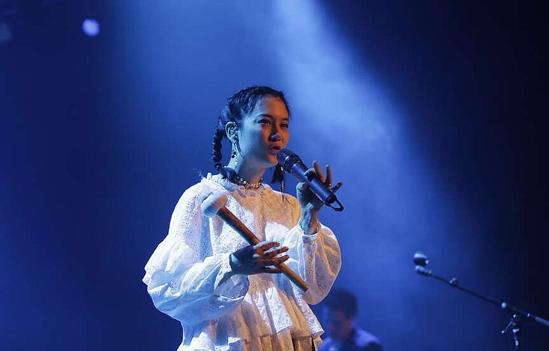 Michelle Zauner of Japanese Breakfast performs at the Union Transfer on Aug. 6, 2021, in Philadelphia. (Yong Kim/The Philadelphia Inquirer/TNS)