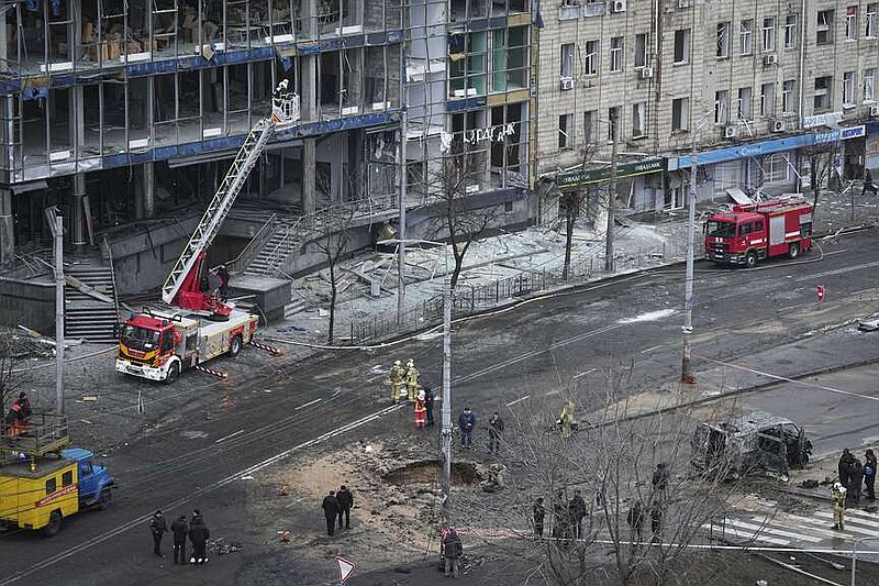 3 killed in Russian drone, missile barrage The Arkansas Democrat