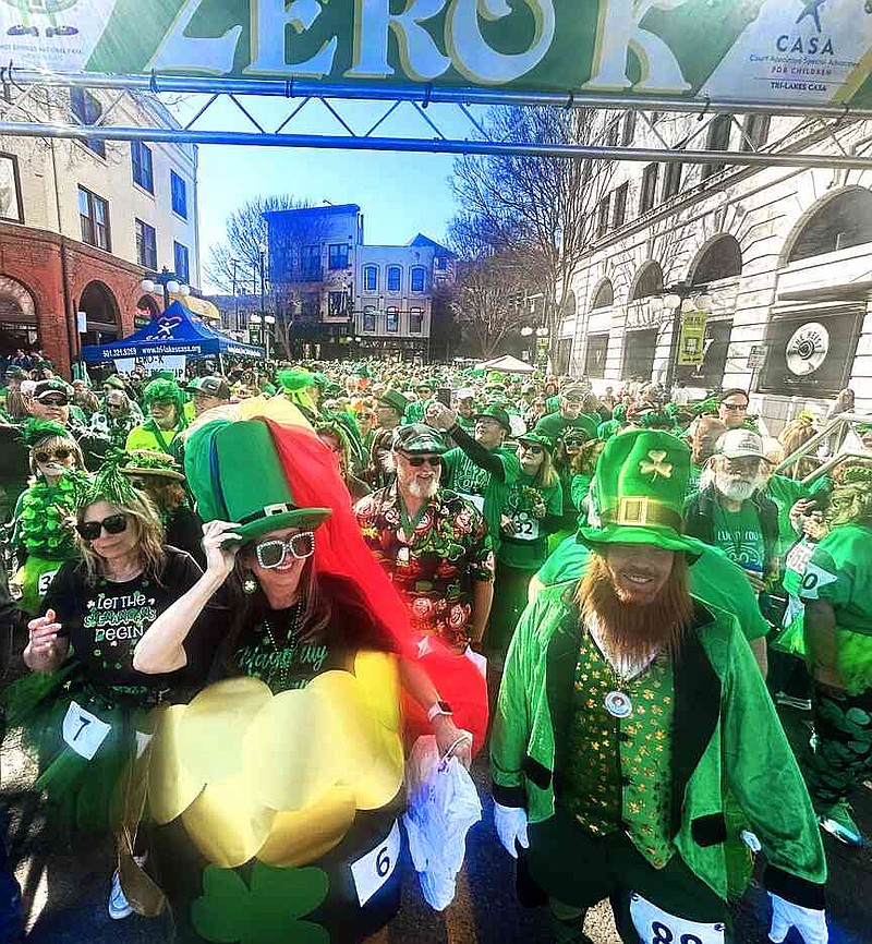 hot springs st pattys day parade