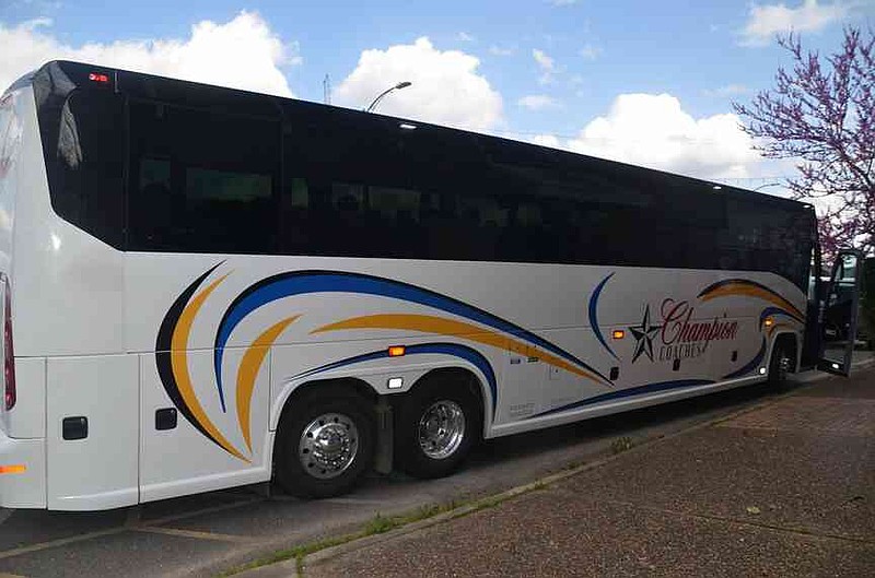 Following an hour layover at the Dallas County Museum in Fordyce, the bus filled with 26 students of the past continued along its journey through Civil War history. (Special to The Commercial/Richard Ledbetter)