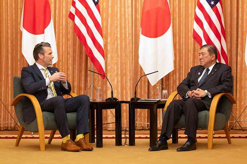 Hegseth praises Japanese allyship | Northwest Arkansas Democrat-Gazette
