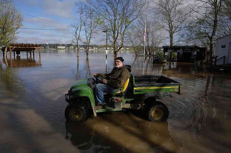 Swollen rivers are flooding towns in the U.S. South after a prolonged ...