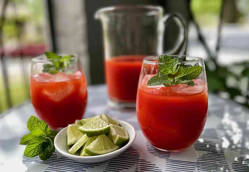 Red Alert, an unexpected refreshing blend of strawberries, lime and roasted red pepper. (Democrat-Gazette file photo)