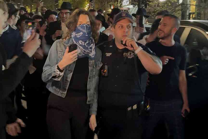 Brooklyn woman harassed, struck by mob