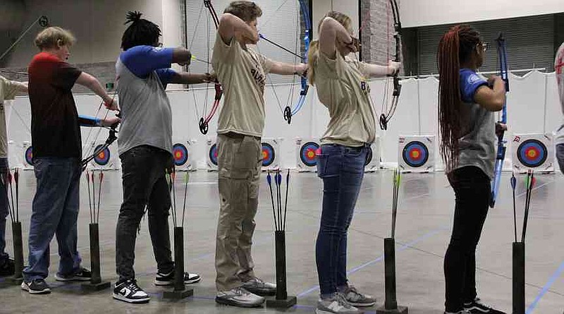 Archery in the Schools is one of many Arkansas Game and Fish Commission programs to be highlighted at the Generation Conservation Summit in November. (Special to The Commercial/Arkansas Game and Fish Commission)