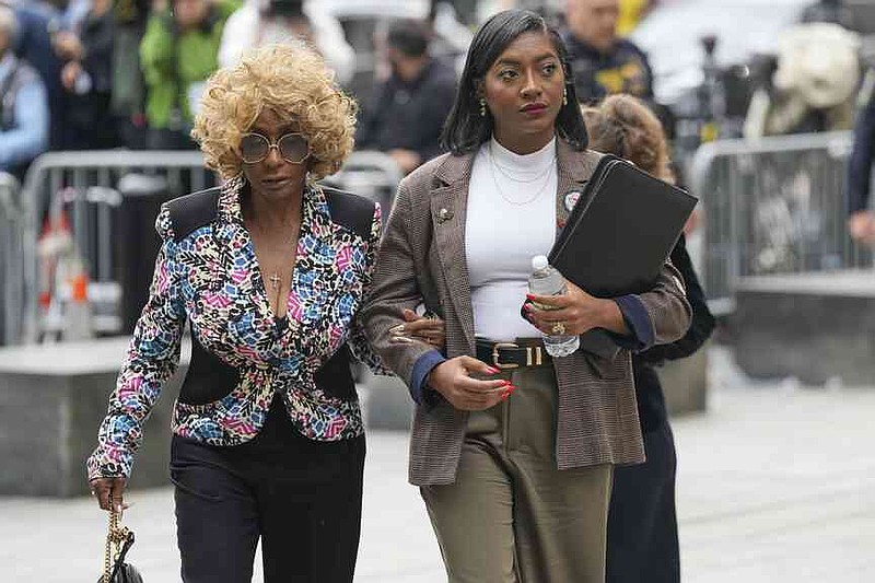 Janice Combs, mother of Sean Diddy Combs, arrives on Tuesday, May 13, 2025, in New York at the Federal Court of Manhattan. (AP Photo/Seth Little)
