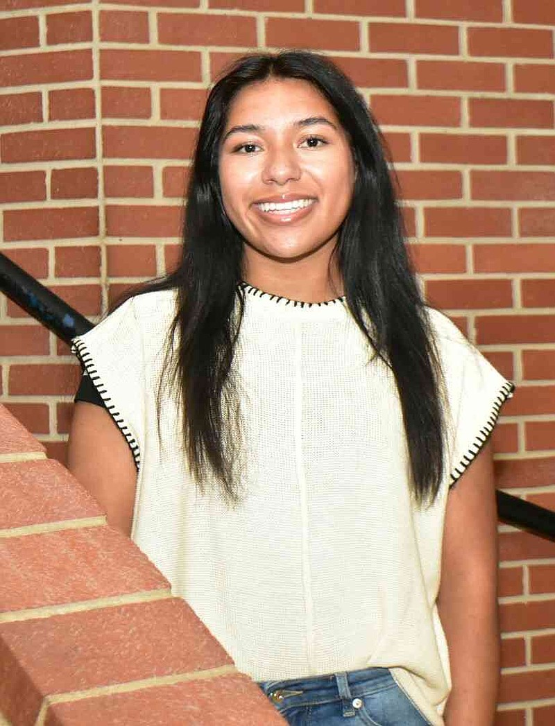 Victoria Trujillo is a co-valedictorian at White Hall High School, reaching a goal she set in middle school. (Pine Bluff Commercial/I.C. Murrell)