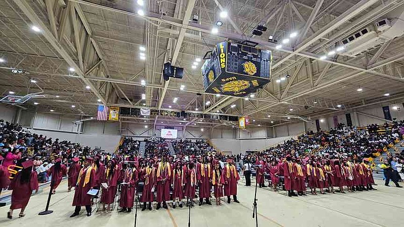 H.O. Clemmons Arena was the site of Pine Bluff High School's 2025 commencement. (Pine Bluff Commercial/I.C. Murrell)