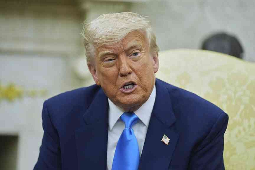 Trump confronts S. African president
