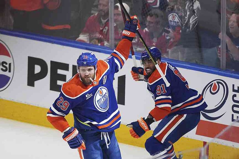 Oilers score in OT to capture Game 1 | Northwest Arkansas Democrat-Gazette
