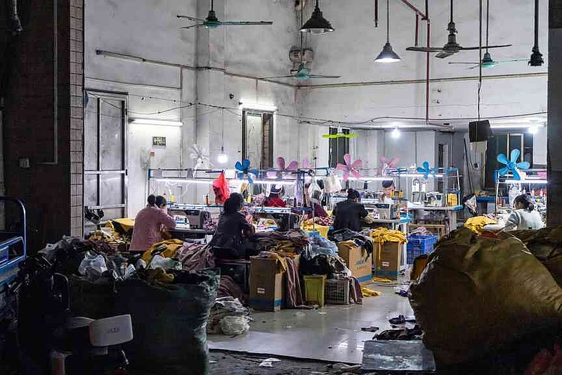 Trump's tariffs threaten the US market for Chinese cheap clothing, electronics, toys and homeware, which are sold extensively via online commerce platforms. MUST CREDIT: Qilai Shen/Bloomberg