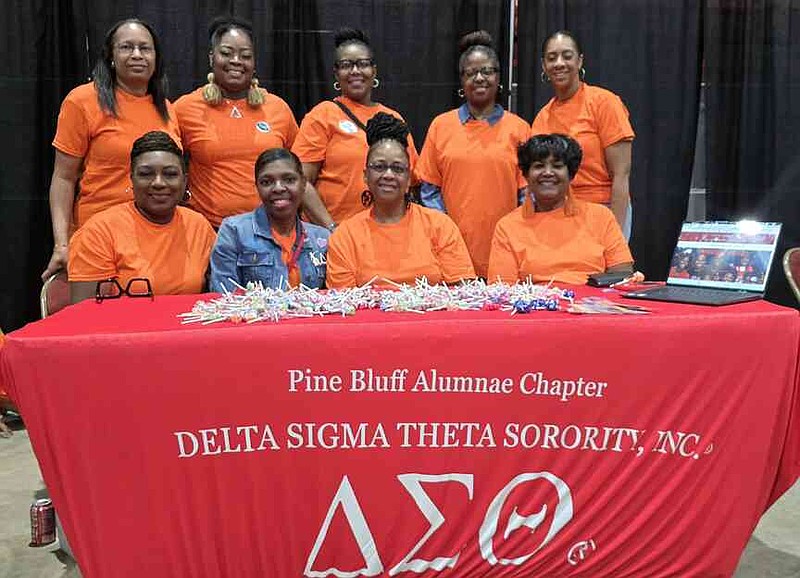 The Pine Bluff Alumnae Chapter of Delta Sigma Theta Sorority Inc. supports, sponsors, and provides a resource booth during the 