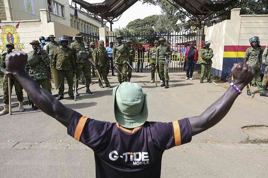 Kenyan Blogger Kenyans protest after blogger’s death in jail | Northwest Arkansas ...