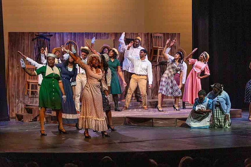 The Color Purple, The Musical actors perform in April at the Arts & Science Center for Southeast Arkansas. The production was conducted by the University of Arkansas at Pine Bluff Theater Department. (Special to The Commercial/Emory Eagles/University of Arkansas at Pine Bluff)