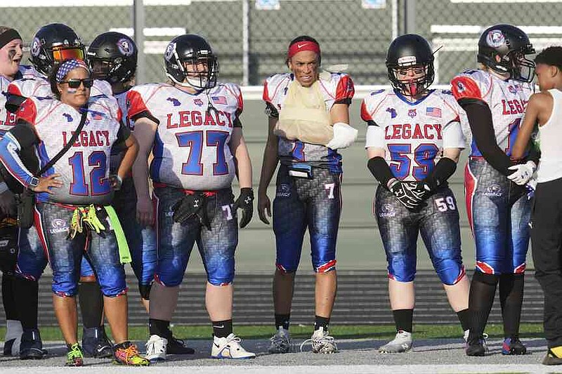 Awfl Examples Female athletes eager to take on tackle football | Northwest Arkansas ...