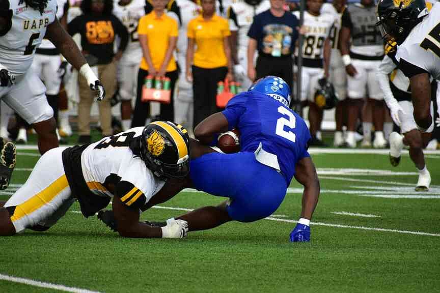 UAPB D-line short on depth