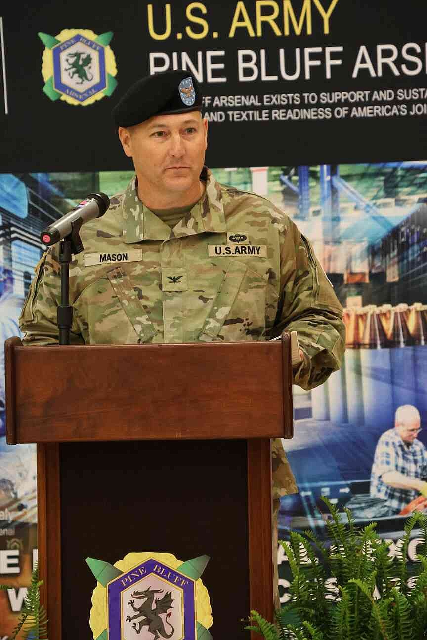 PB Arsenal welcomes Col. Mason as leader
