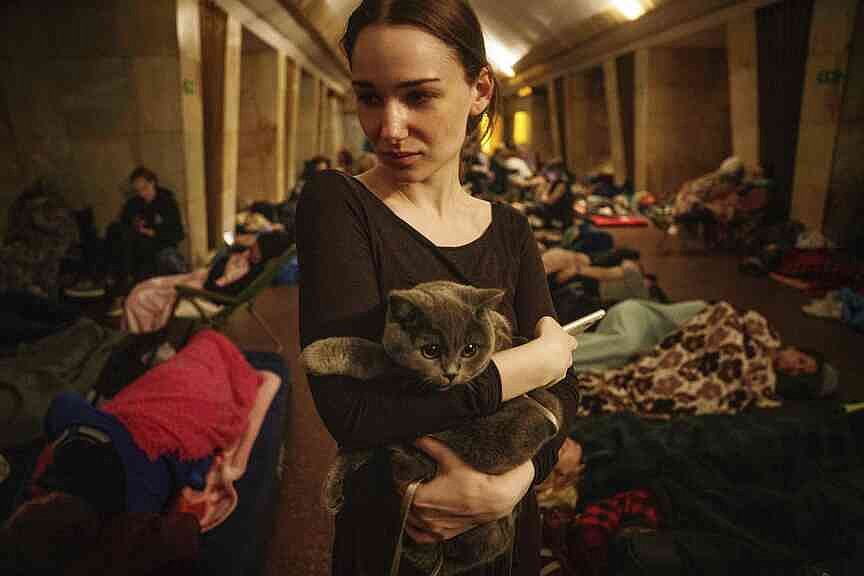 Ukraine burns after drone attack