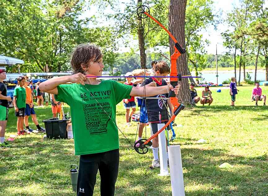 Outdoor events: Fishing camp for kids, paddle canoes, kayaks at nature center